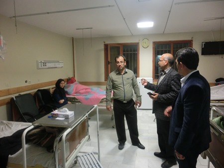 بازدید سرپرست شبکه از بیمارستان امام خمینی(ره)