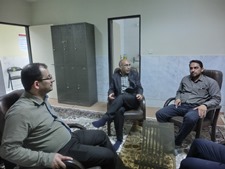 بازدید سرپرست شبکه از بیمارستان امام خمینی(ره)